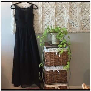 Bill Levkoff Black Bridesmaid Dress